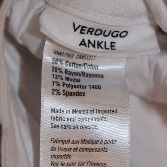 Paige White Verdugo Ankle Skinny Jeans Women Size 26 - Picture 12 of 16